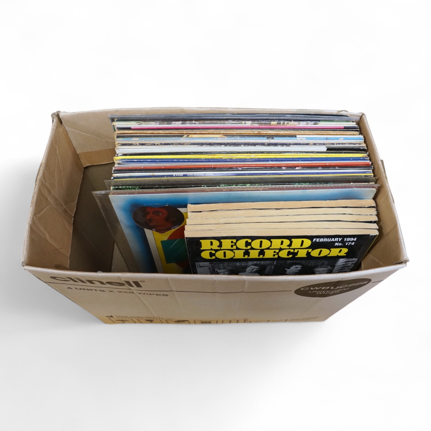 Thirty-three LP record albums, artists include; U2, The Beach Boys, Bryan Ferry, The Moody Blues, The Animals, Michael Jackson, Iggy Pop, Steve Winwood, Talking Heads, Tina Turner, Rod Stewart, etc.